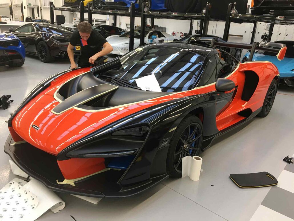 MCLAREN SENNA 6 - Prestige Graphics Kent McLaren-Senna finished product of fully wrapped