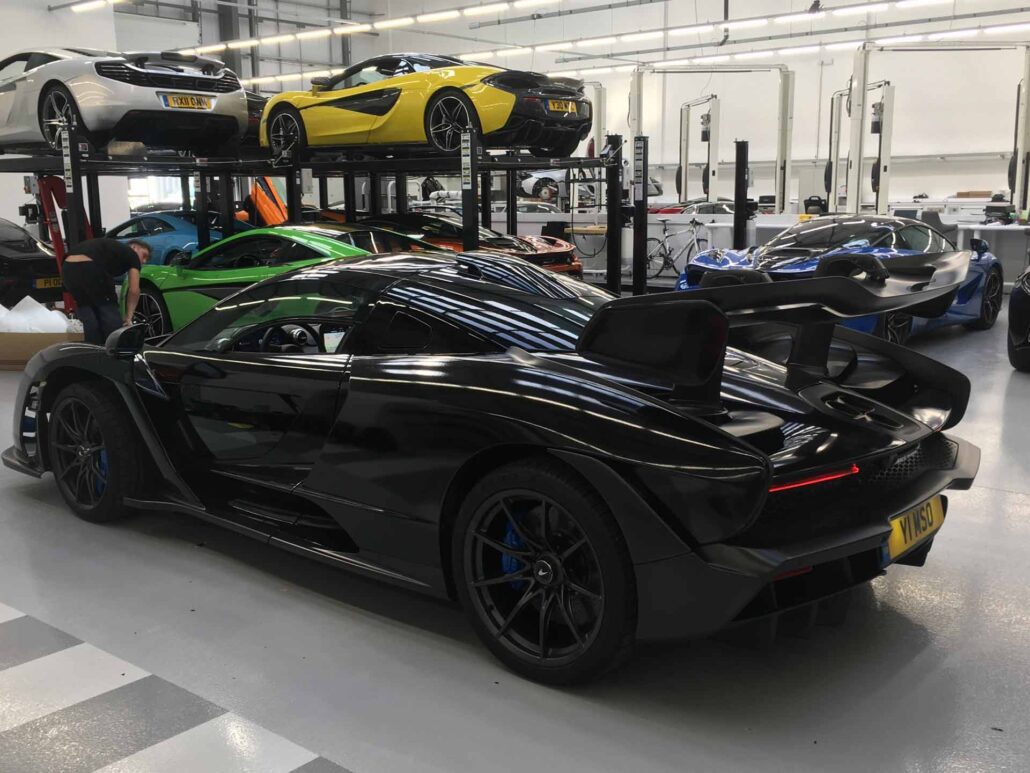 MCLAREN SENNA 1 - Prestige Graphics Kent McLaren Senna before transformation