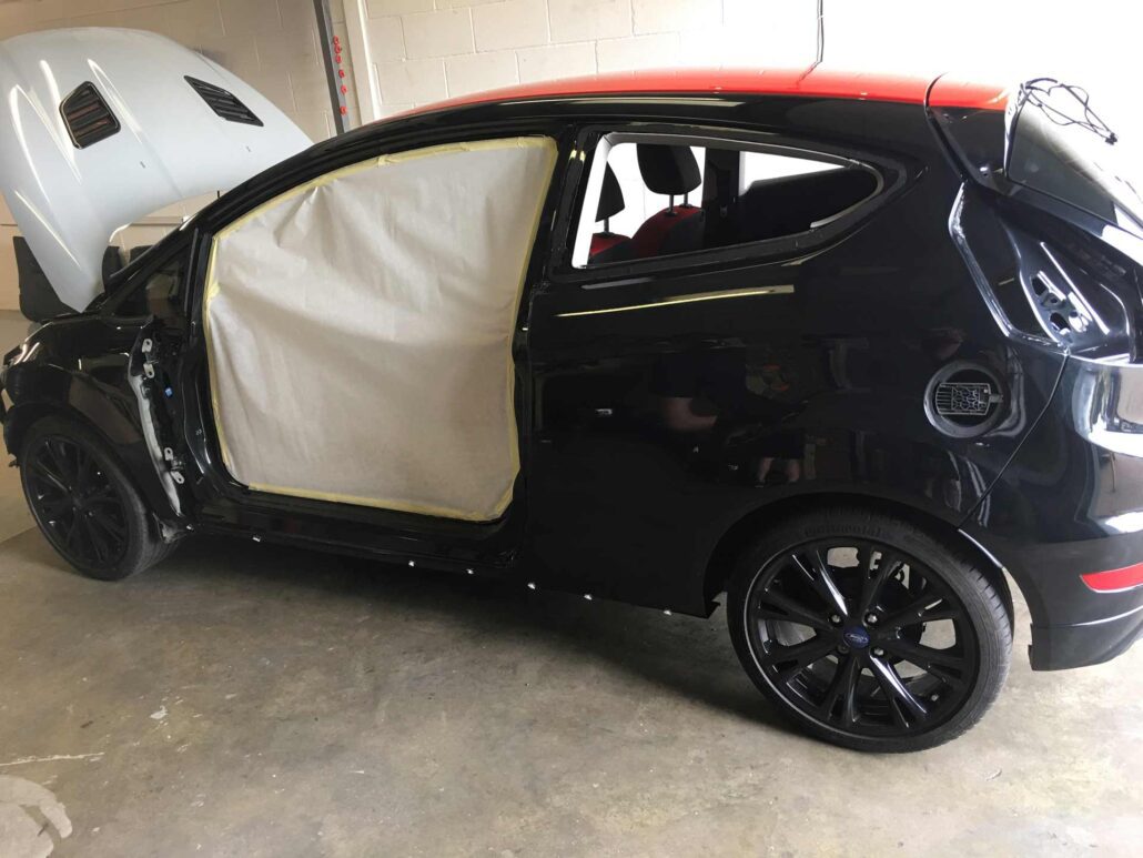 FORD FIESTA 1 - Prestige Graphics Kent Fiesta before adding grey full wrap