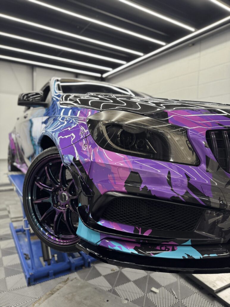 A45 AMG Custom Print - zoom front bumper