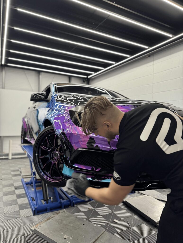 A45 AMG Custom Print - elevated