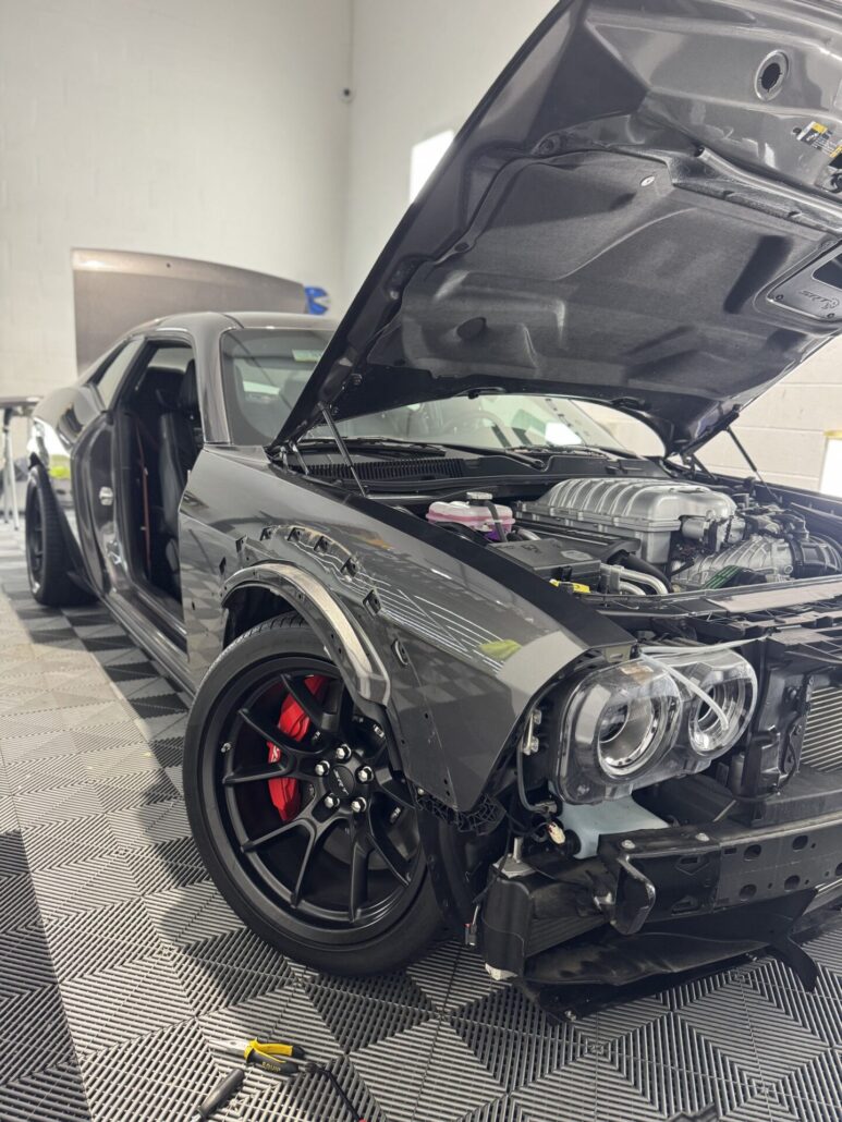 Dodge Challenger PPF - before