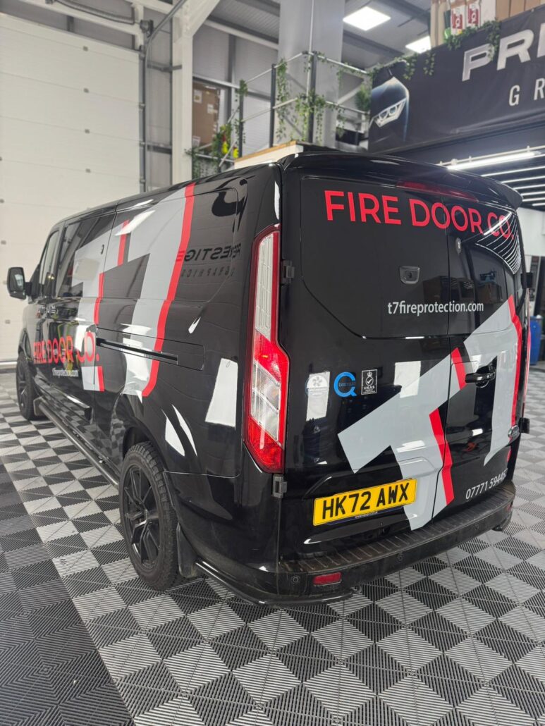 T7 Fire Doors - rear view - renault Traffic