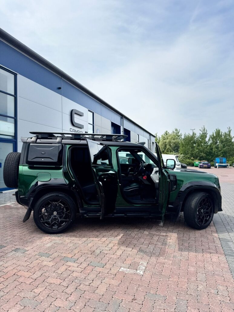 Urban Defender Full Wrap outside open doors