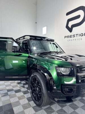 GEORGE STREET SCHOOL BUS 9 - Prestige Graphics Kent Urban Defender Full Wrap In British Racing Green