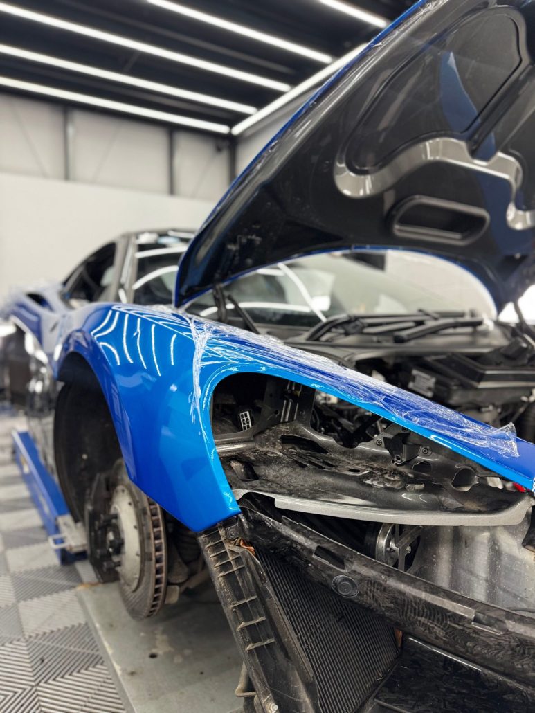 McLaren 540C Full Wrap 6 - Prestige Graphics Kent Blue Mclaren