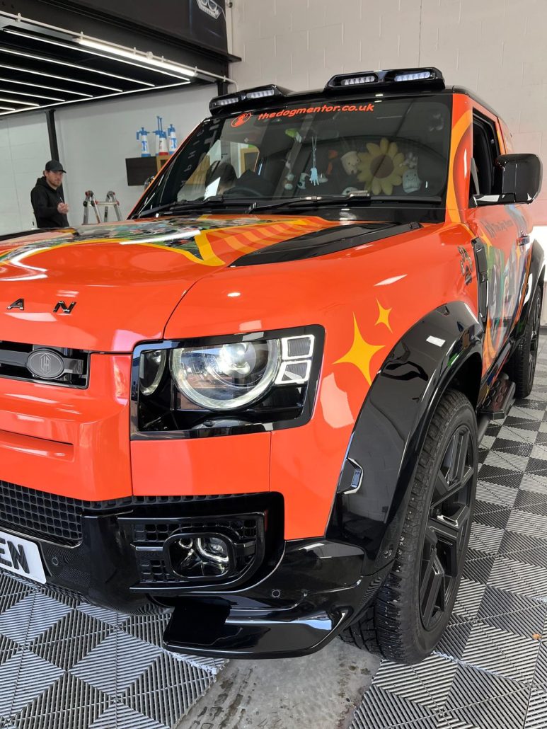 Dog mentor - Defender front view