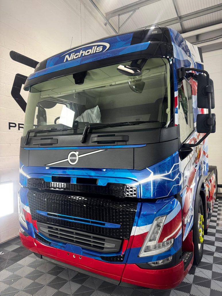 Inside side view Nicholls Lorry