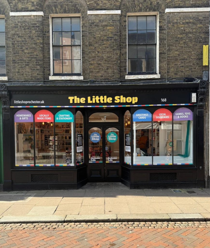 Shopfront Signage - The Little Shop 1 - Prestige Graphics Kent The Little shop - clear front view