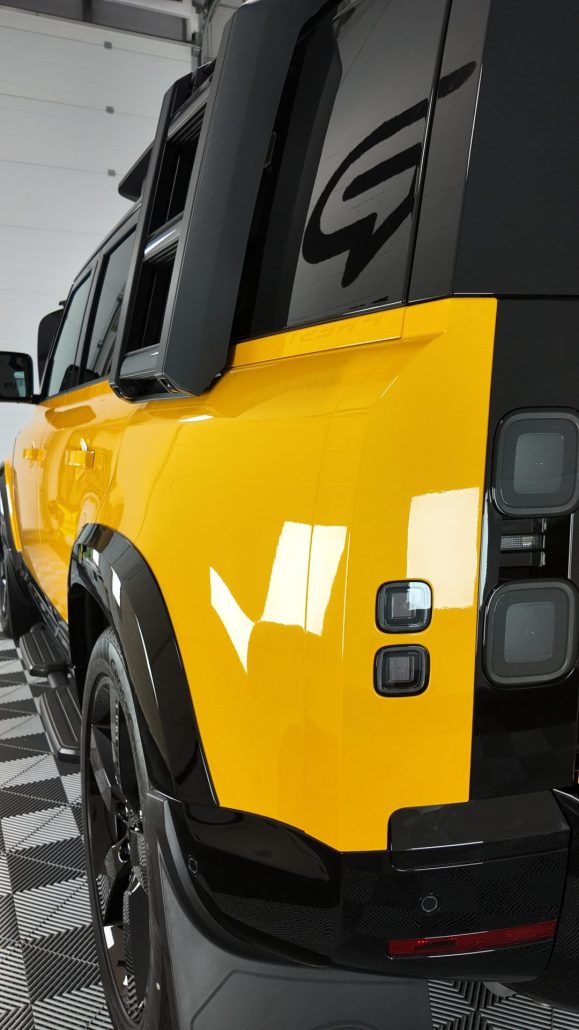 Defender 110 Coloured PPF 10 - Prestige Graphics Kent defender 110 - rear
