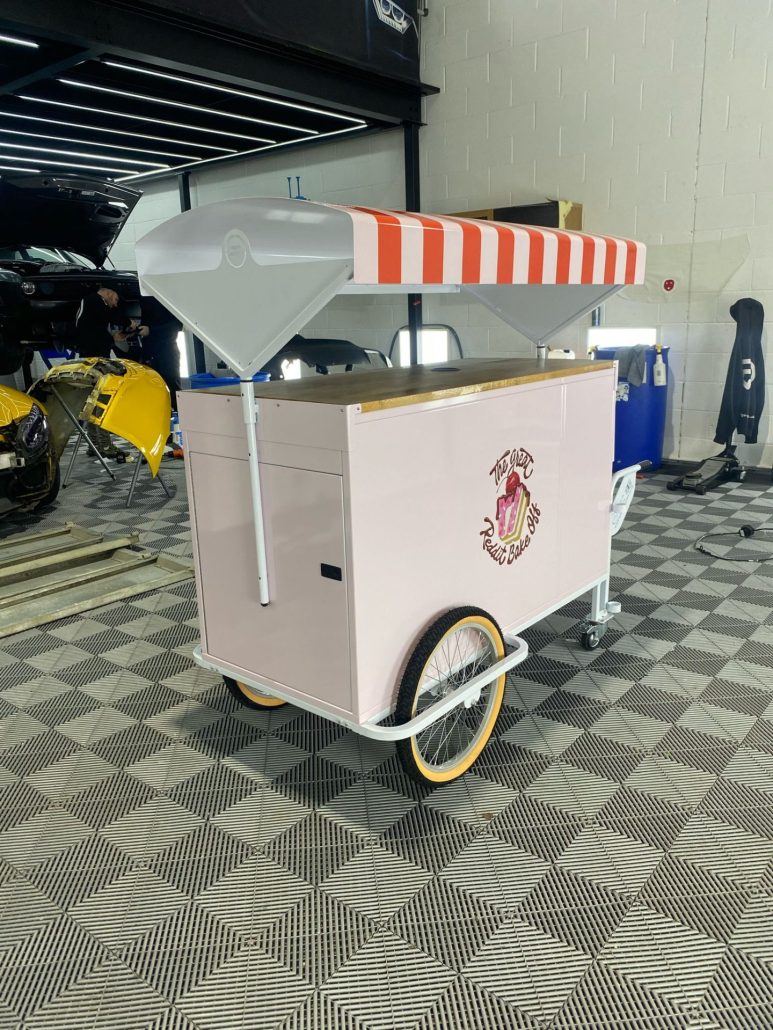 Coffee Cart Custom Branding 5 - Prestige Graphics Kent Coffee Cart - Reddit Bake Off