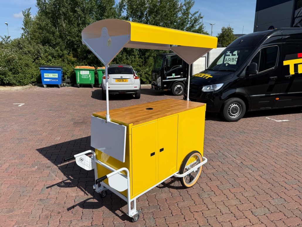 Coffee Cart Custom Branding 6 - Prestige Graphics Kent Mintel Coffee cart