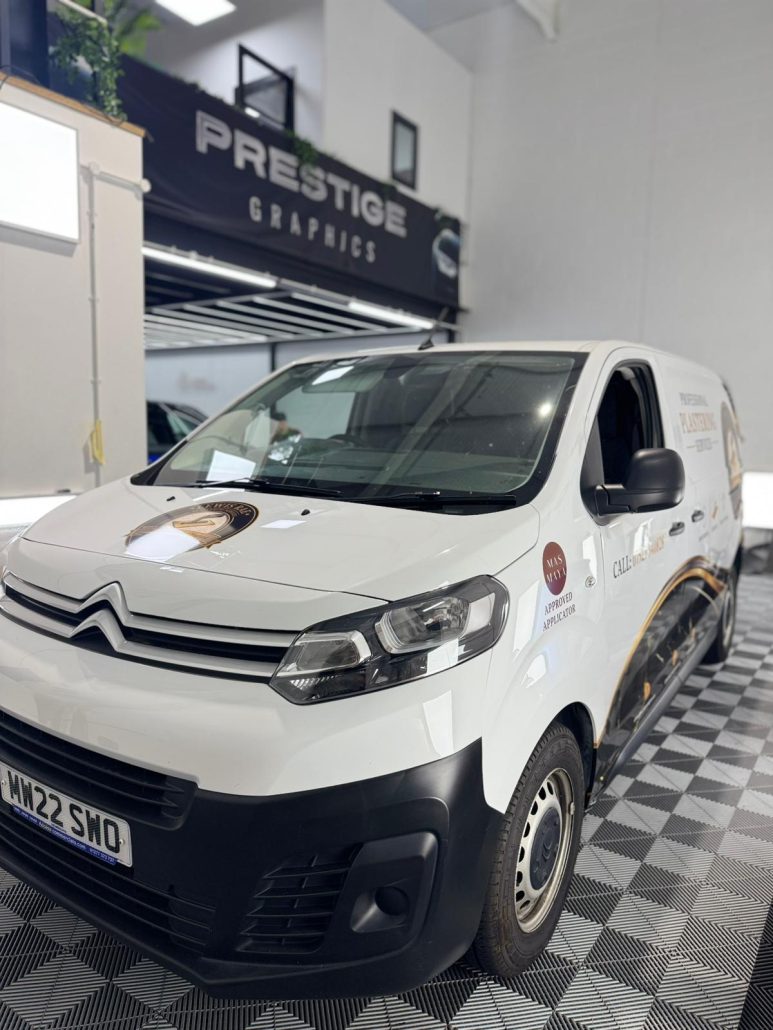 Lewis Rae Plastering  Citroen Dispatch - side view /2