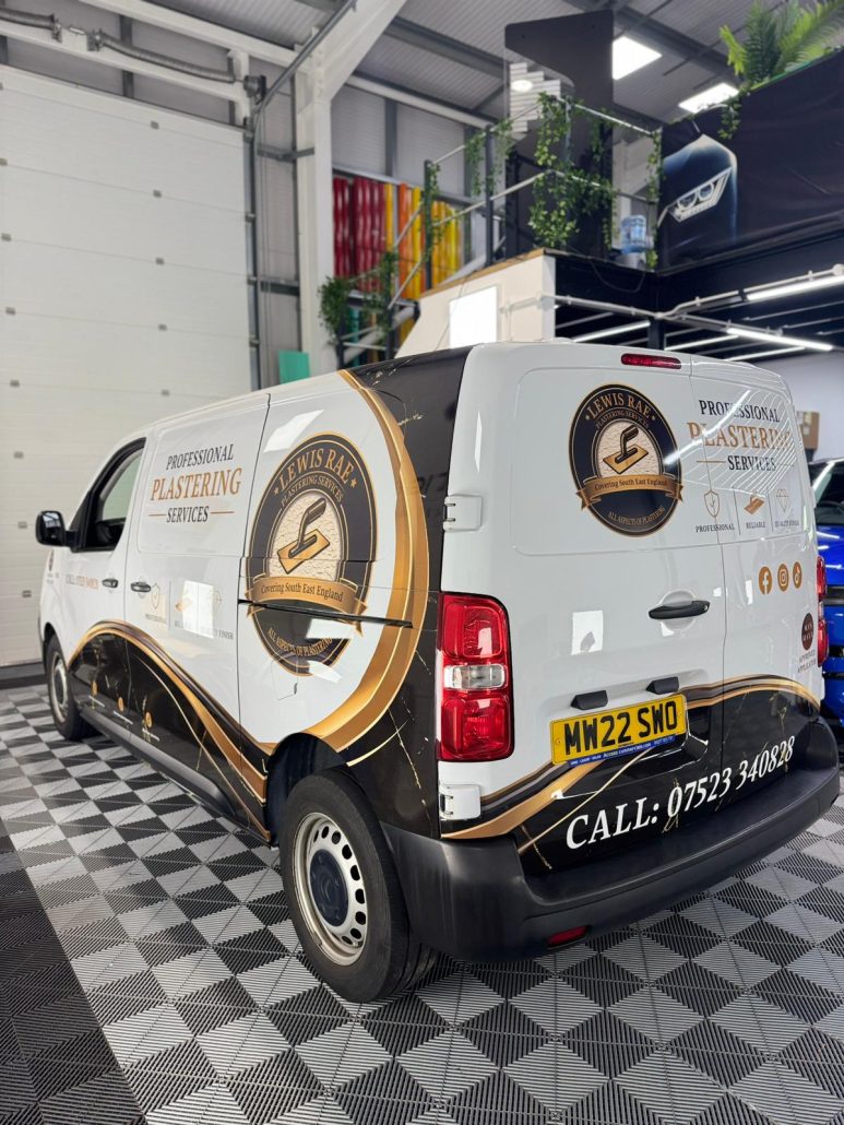 Lewis Rae Plastering  Citroen Dispatch - rear view